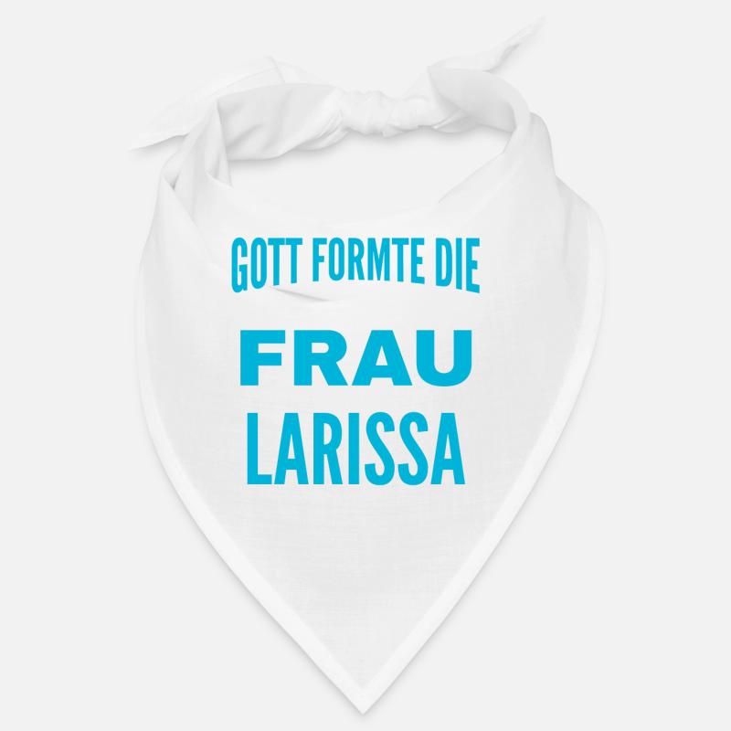 Larissa Name Design Bandana