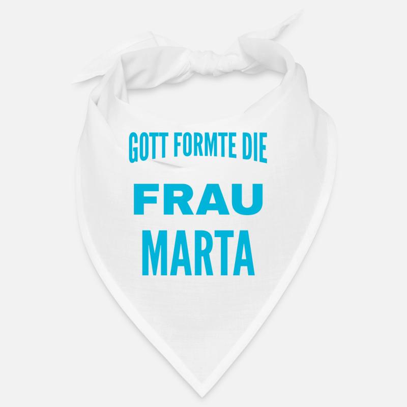 Marta Name Design Bandana
