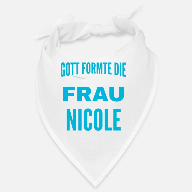 Nicole Name Design Bandana
