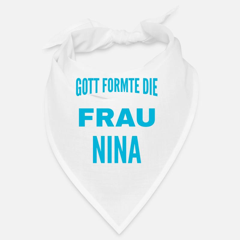 Nina Name Design Bandana