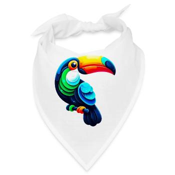 Tukan - Bandana - Weiß - Vorne