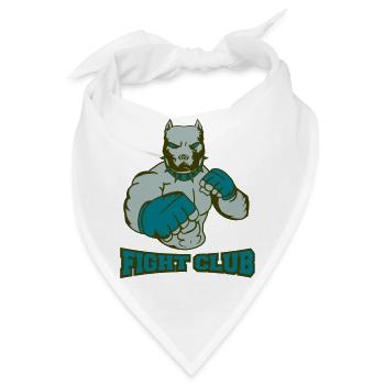 dog fighter - Bandana - Weiß - Vorne