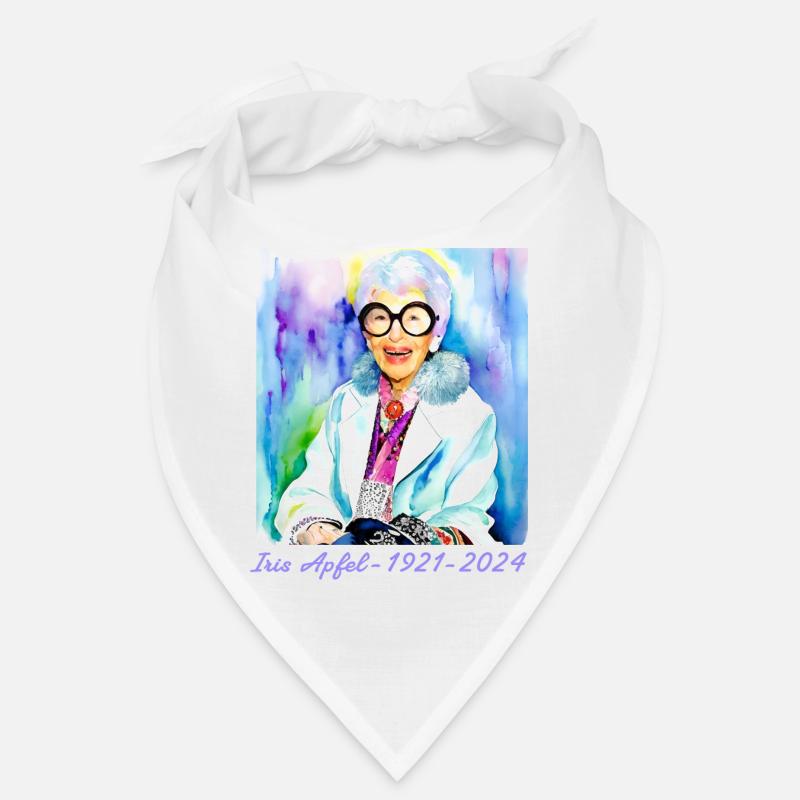 Iris Apple, coloré, graffiti, illustration, aquarelle Bandana