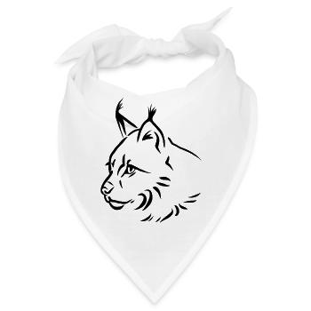 Luchs - Bandana - Weiß - Vorne