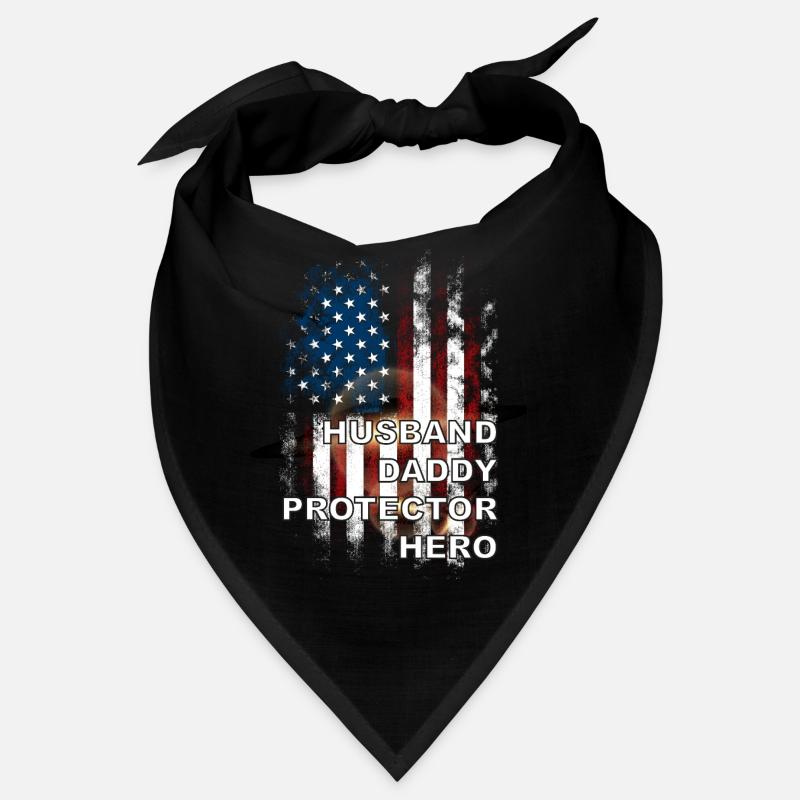 USA Husband Daddy Protector Hero Bandana