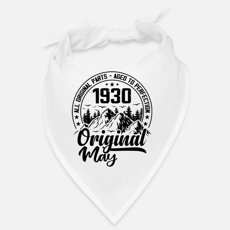 1930 Mai Original: Geschenk zum 94-jährigen Jubiläum Bandana