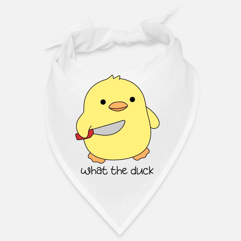 Citation de canard drôle ce que te canard avec couteau Bandana