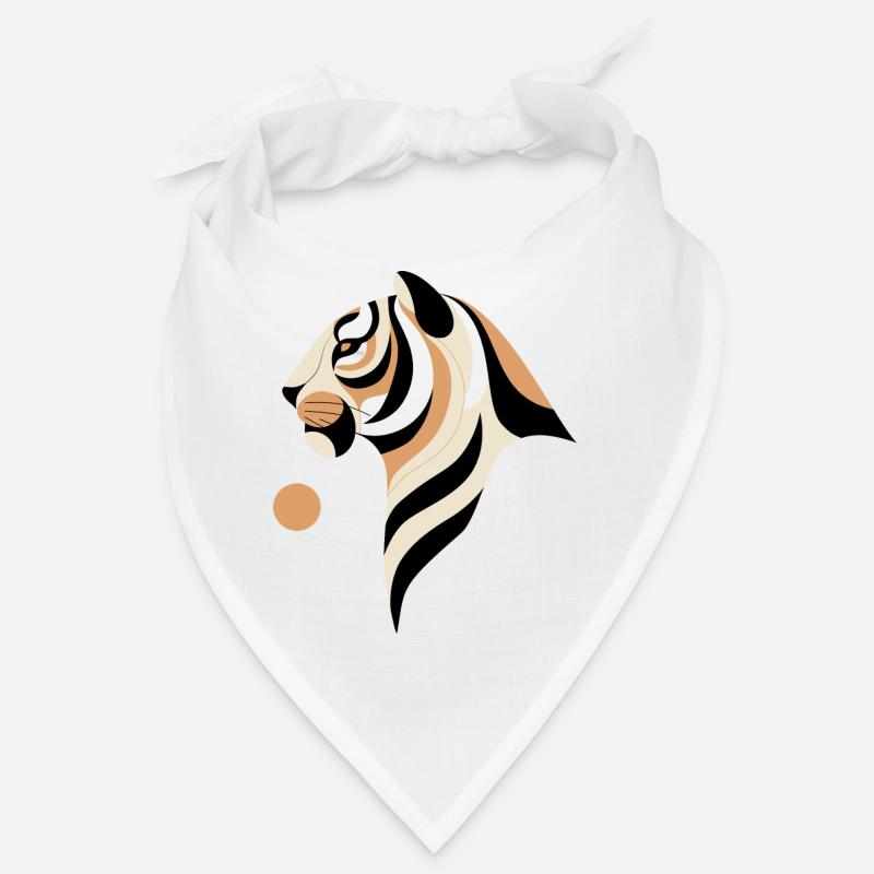 Abstrakter Tiger Bandana