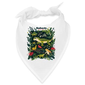 Biodiversität Erhaltung Tropische Fauna - Bandana - Weiß - Vorne