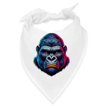 Gorilla - Bandana - Weiß - Vorne