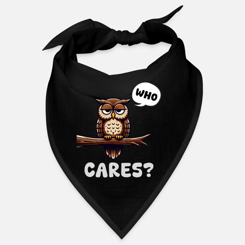 gernevte Eule #whocares Bandana