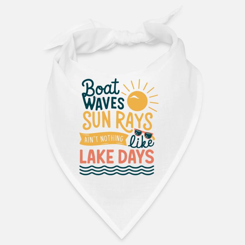 Bootswellen Sonnenstrahlen Seetage, Sommer, Bandana
