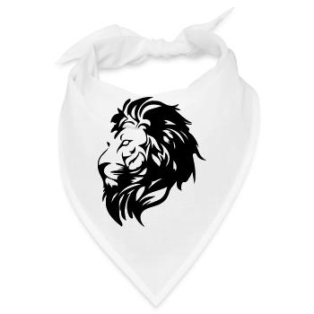 lion - Bandana - Weiß - Vorne