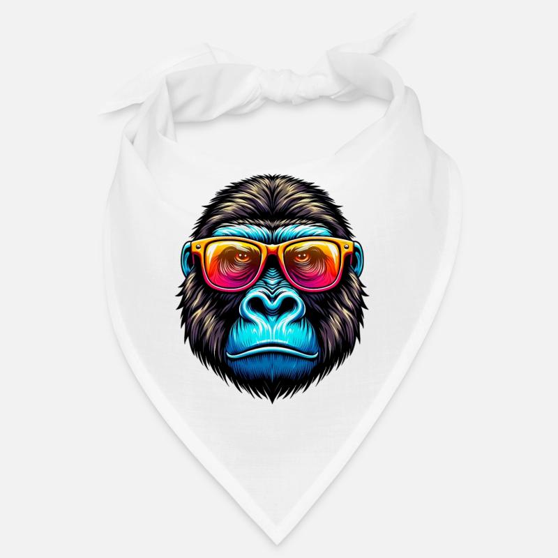 Gorillas mit Sonnenbrille Bandana