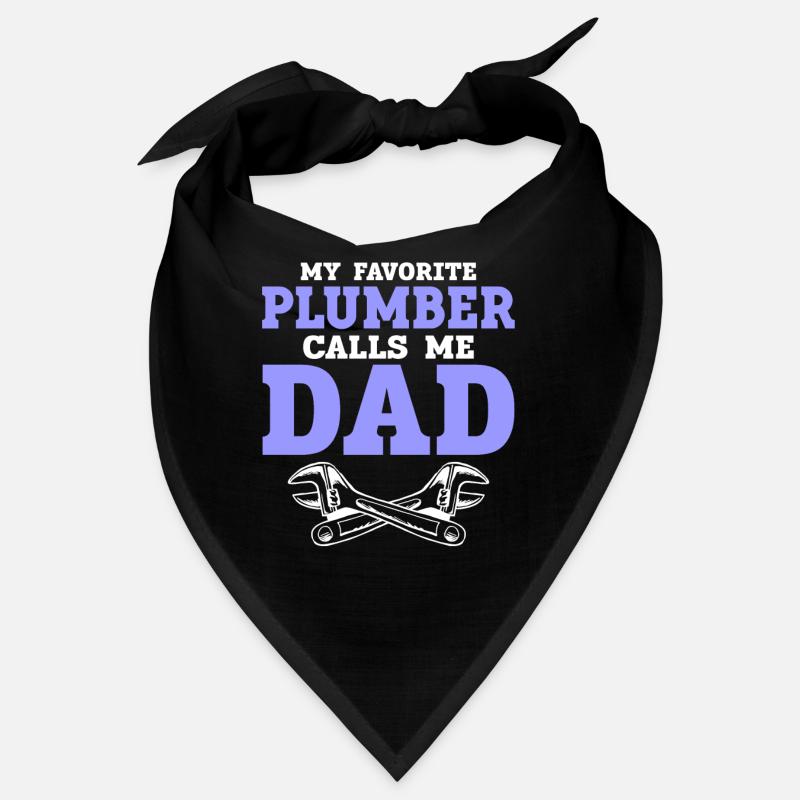 Drôle Je suis plombier Bandana