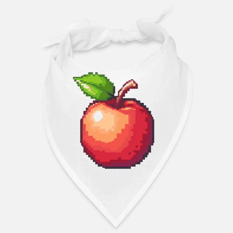 Apfel Pixel Symbol Bandana
