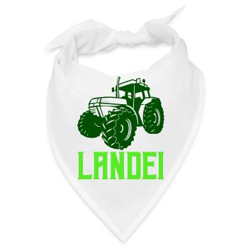 traktor landei 1 - Bandana - Weiß - Vorne