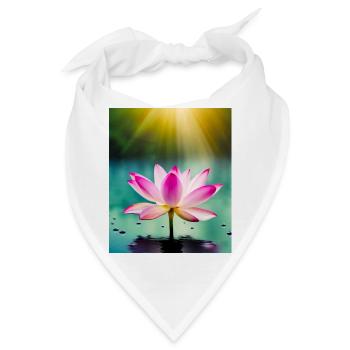Lotus - Bandana - Weiß - Vorne