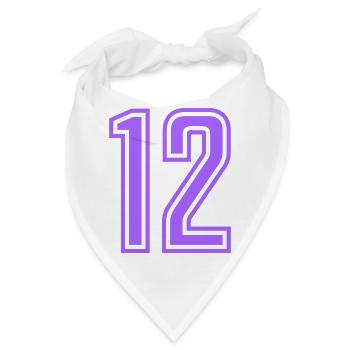 12 - Bandana - Weiß - Vorne