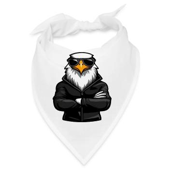 Adler Eagle Comic - Bandana - Weiß - Vorne