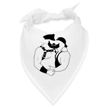 kissagain - Bandana - Weiß - Vorne