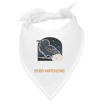 Bird Watching Cute Bird Lover - Bandana - Weiß - Vorne
