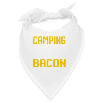 Camping Campfire Camper - Bandana - Weiß - Vorne