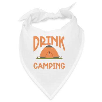 Camping Campfire Camper - Bandana - Weiß - Vorne