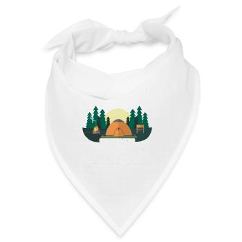 Camping Campfire Camper - Bandana - Weiß - Vorne