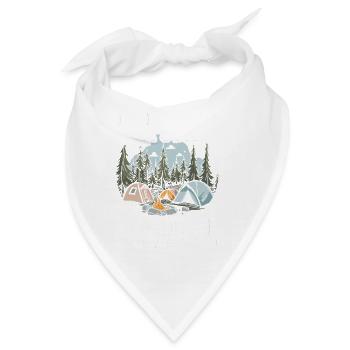 Camping Campfire Camper - Bandana - Weiß - Vorne