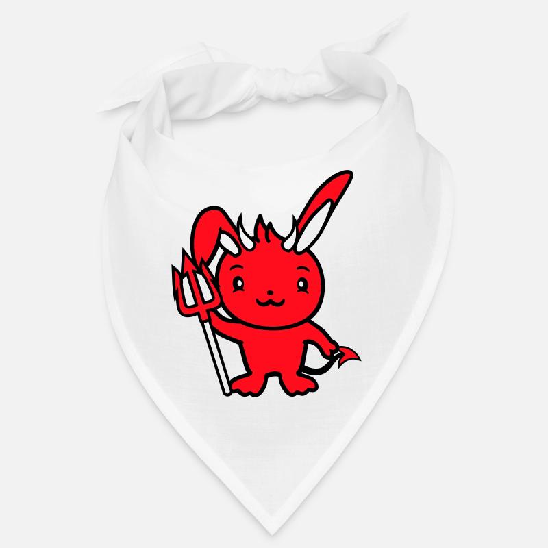 Bunny Devil Démon Mal Satan Enfer Trident Costume Bandana