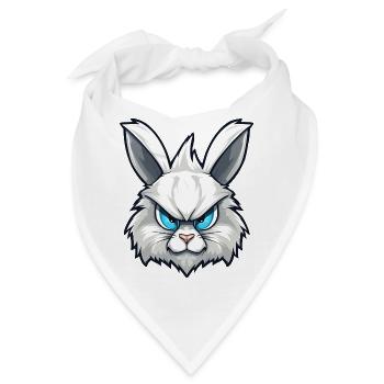 Kein Bock auf Ostern - Osterhase - Bandana - Weiß - Vorne