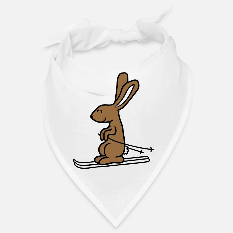 Rabbit Ski Bunny Skiing Winter Skiing Snow Bandana