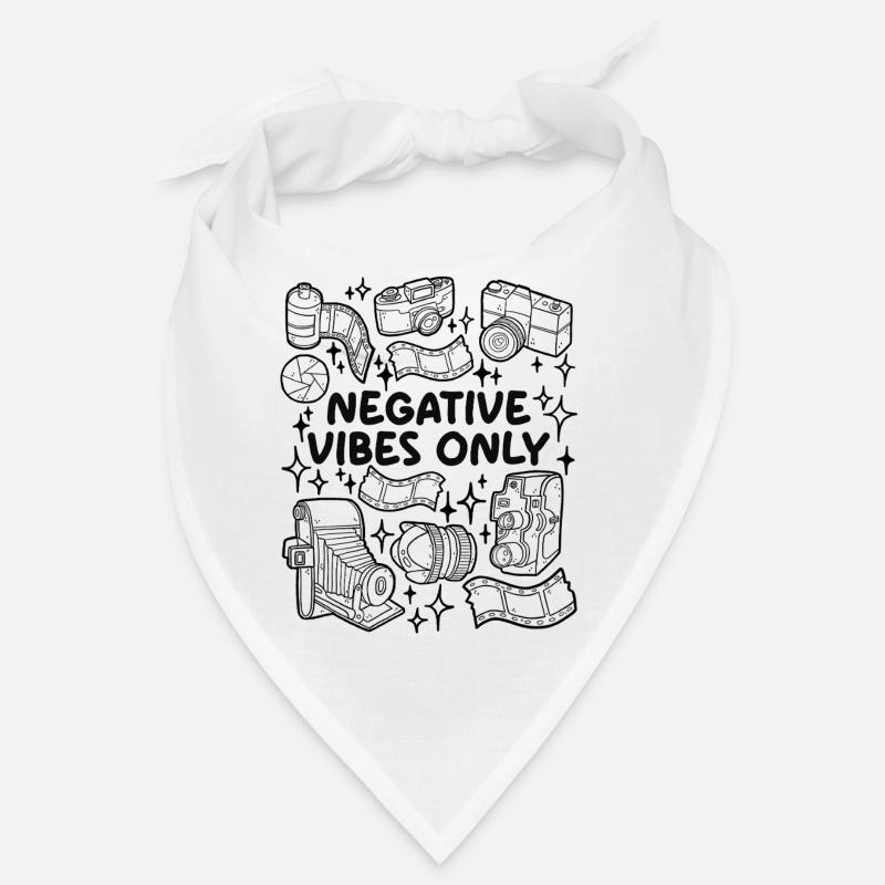 Negative Vibes Only – Analogfotografie Bandana