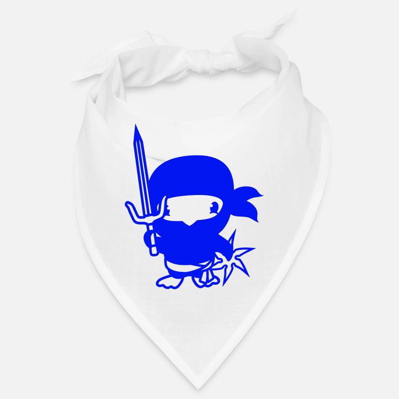 Oiseau Ninja Combattant Assassin Épée Ninja Star Bandana