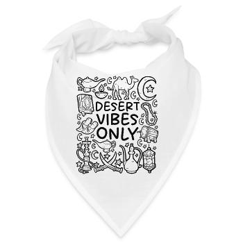 Desert Vibes Only – Orient & Wüstenmagie - Bandana - Weiß - Vorne