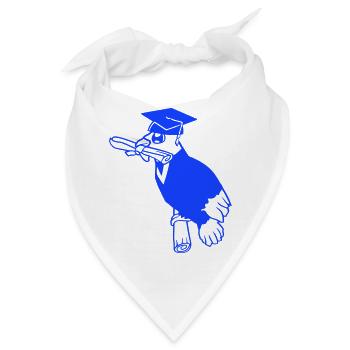 Taube Schulabschluss College Zertifikat Zeugnis - Bandana - Weiß - Vorne