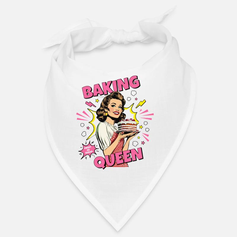 Cuisson Gâteau Cuisson Reine Cuisson Fée Boulanger Pop Art Bandana