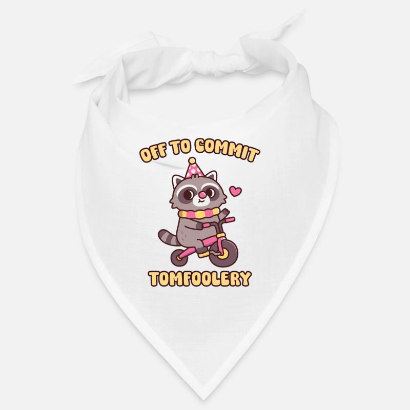 Cute Raccoon Clown Off To Commit Tomfoolery Bandana