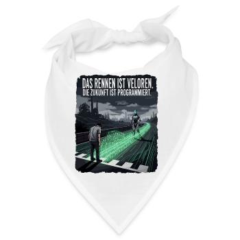 Zukunft Rennen - Bandana - Weiß - Vorne