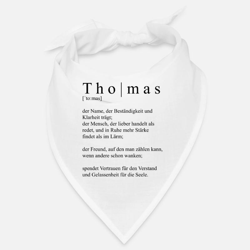 Thomas Definition Typografie Bandana