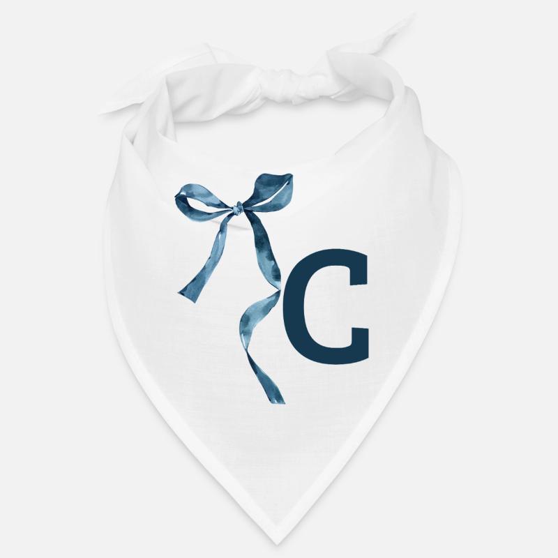 Monogramme c idée cadeau  Bandana