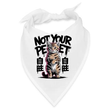 Nicht Ihre Hauskatze - Bandana - Weiß - Vorne
