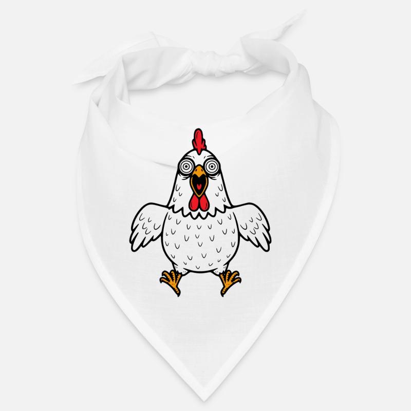 Chicken Crazy Chickens Hen Rooster Rooster Poultry Bandana