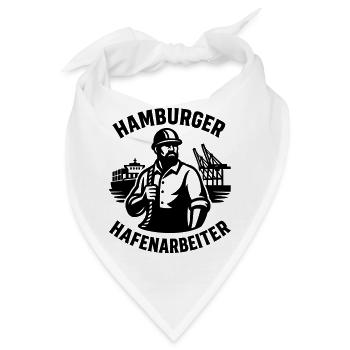 Hamburger Hafenarbeiter - Bandana - Weiß - Vorne