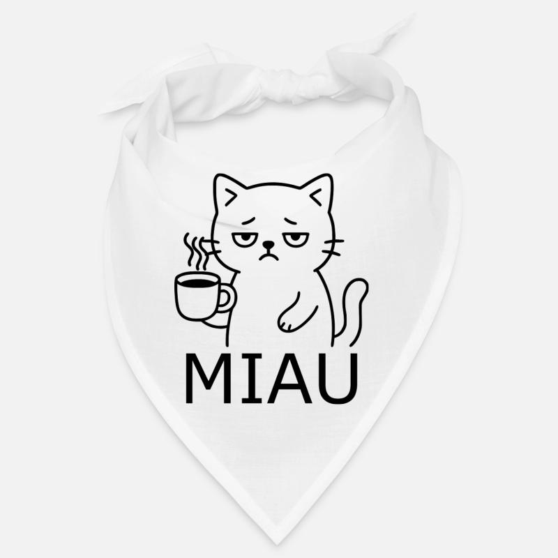 Chat fatigué Bandana