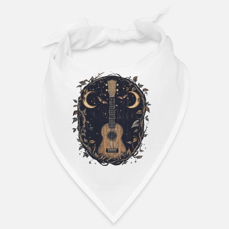 Uke gothique avec papillon de nuit Bandana