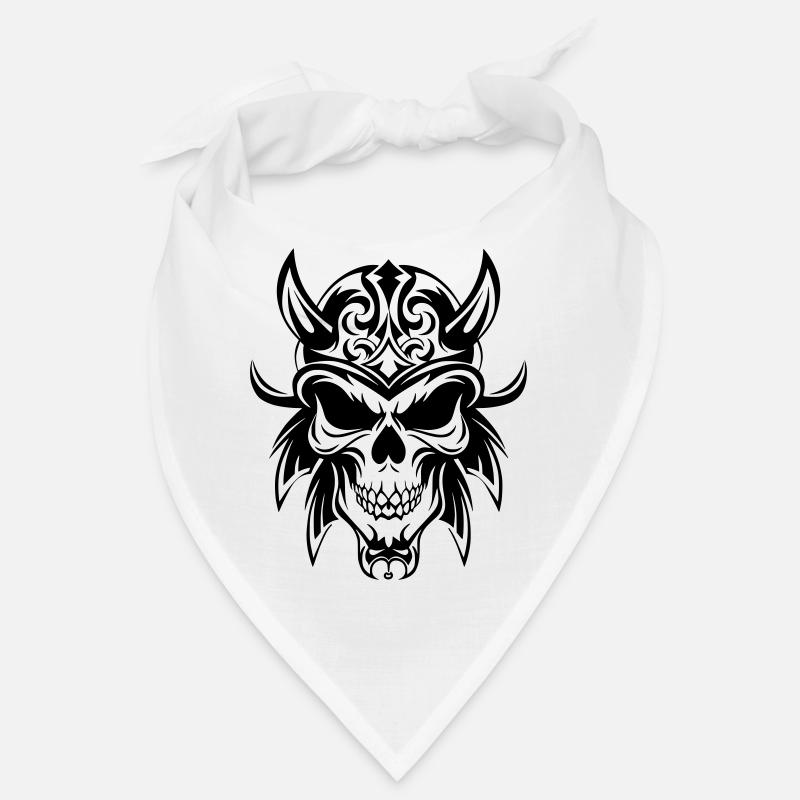 Stylized skull with a tribal look Bandana