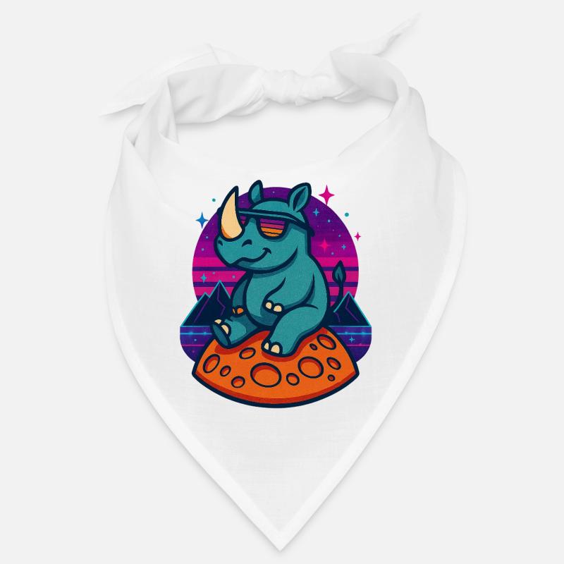 Cosmic Rhino Retro Bandana