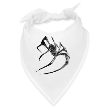Kristallspinne Glasnacht - Bandana - Weiß - Vorne